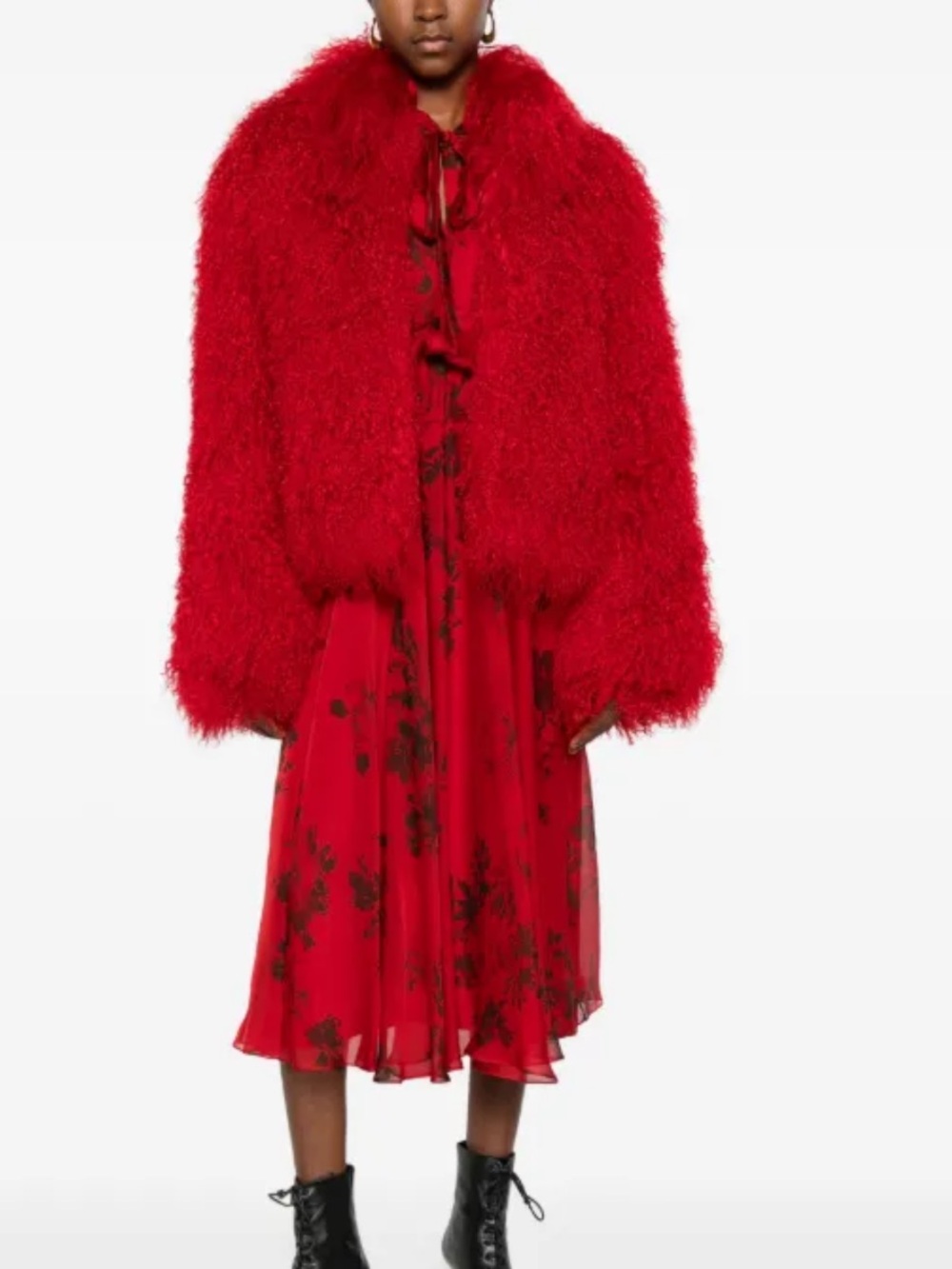 Ducie Rochelle Jacket in Red